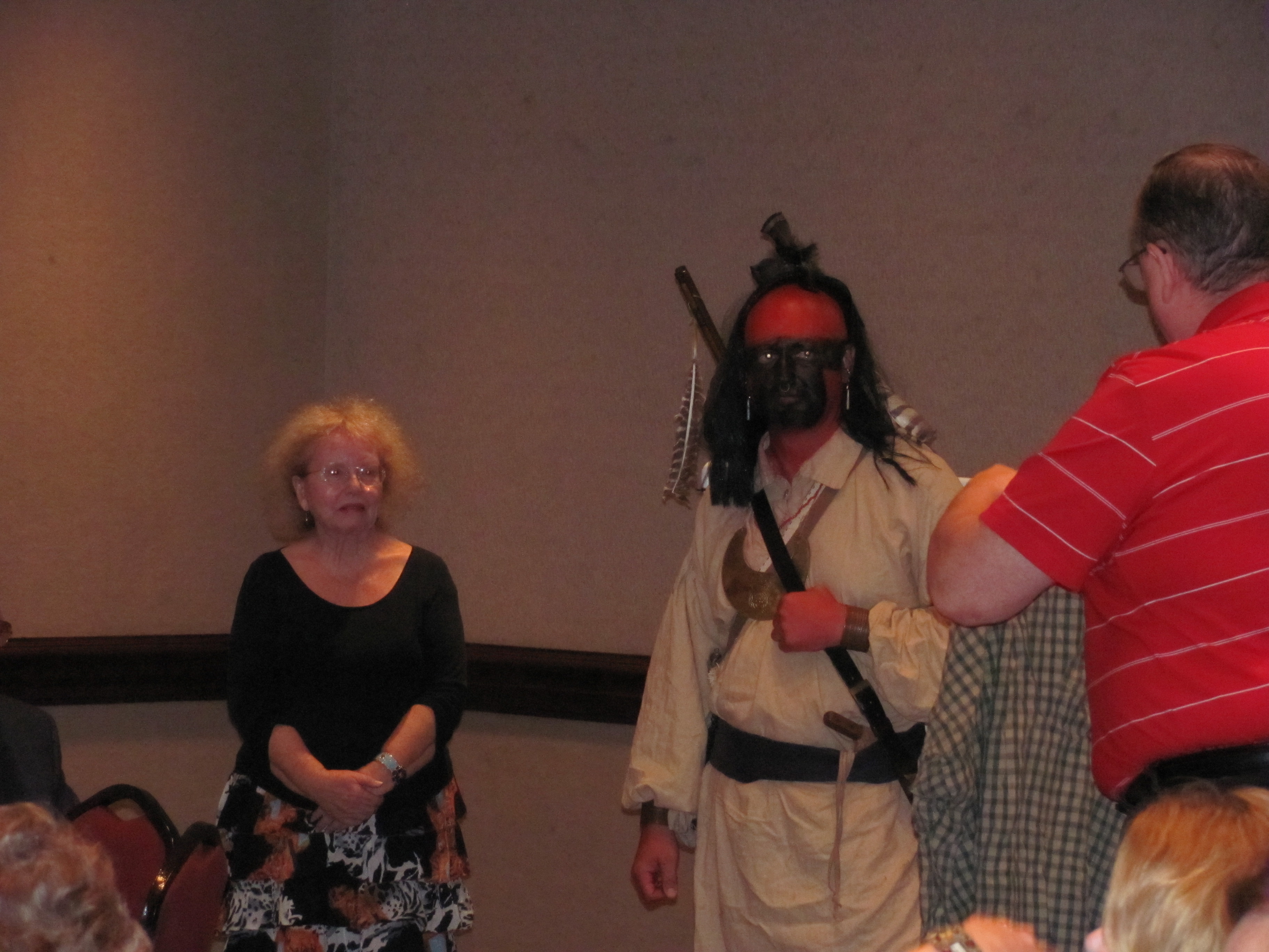 2010 OFHS Meeting in Knoxville, TN (Chief Dragging Canoe "Joe Guy" holding Sheila hostage